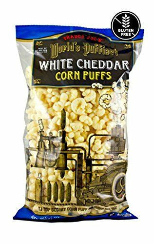 World's Puffiest White Cheddar Corn Puffs, 7oz