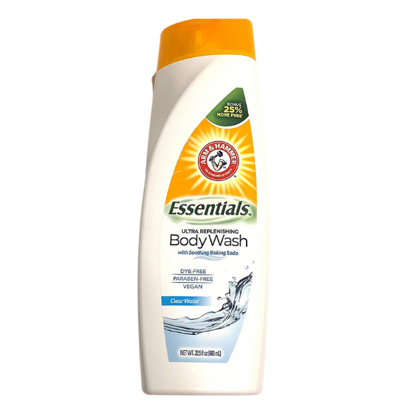 Arm & Hammer Body Wash, Essentials, Clear Water, 22.5 fl oz