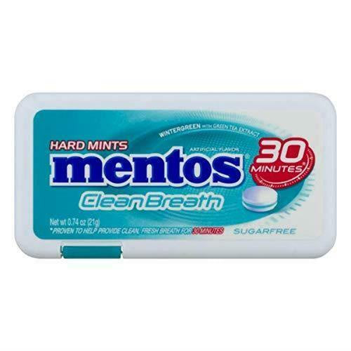 Mentos Clean Breath Wintergreen Hard Mints .74oz