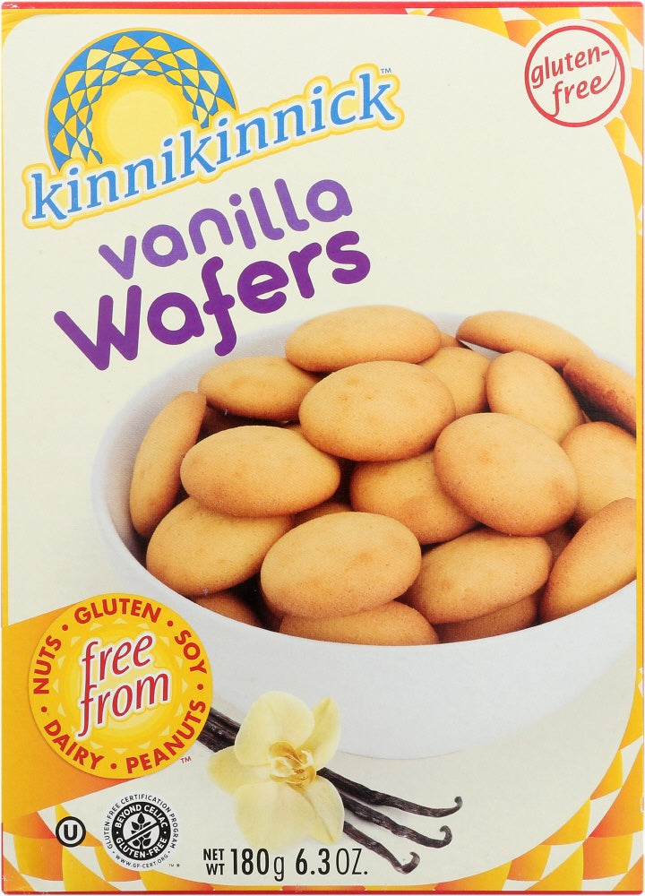 Kinnikinnick Vanilla Wafers, Gluten Free, 6.3oz