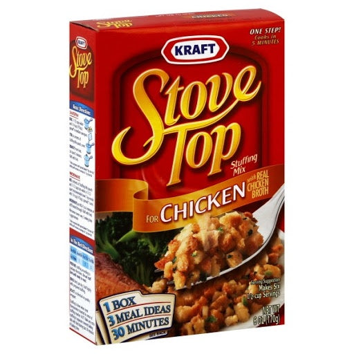 Kraft Stove Top Stuffing Mix, Chicken 6 oz