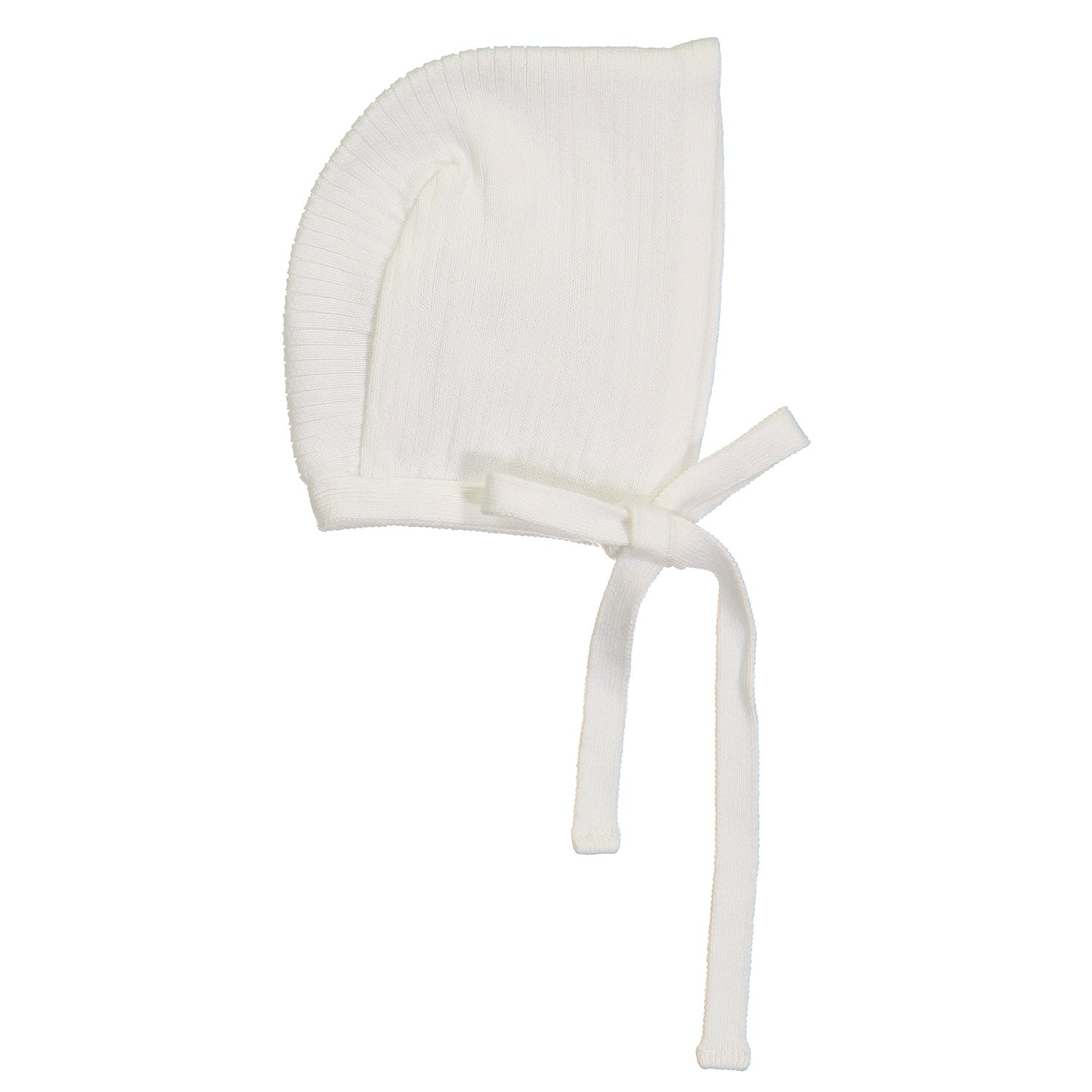 Feltman Brothers Ribbed Knit Bonnet, Ivory