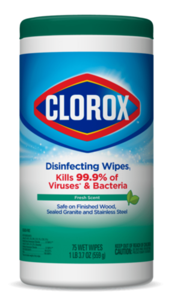 Clorox Disinfecting Wipes, Fresh Scent, 85 ct