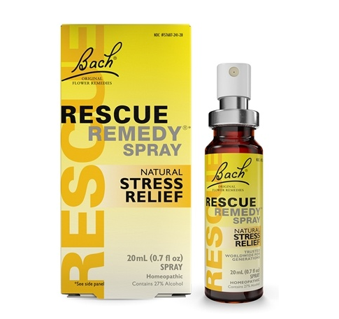 Bach Rescue Remedy Natural Stress Relief Spray, 0.7fl oz(20mL)