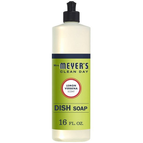 Mrs. Meyer's Dish Soap, Lemon Verbena, 16 oz