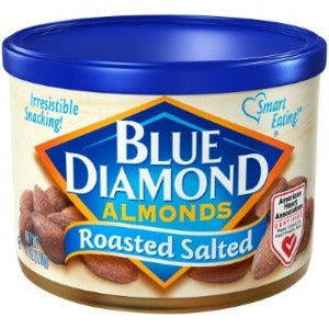 Blue Diamond Almonds Roasted Salted 6oz.