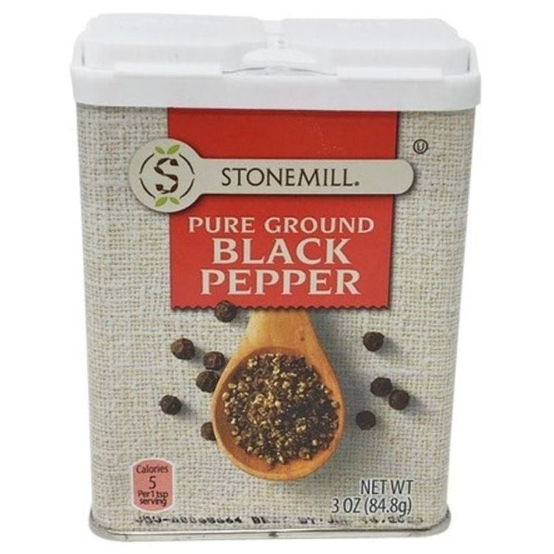 stonemill pure ground black pepper