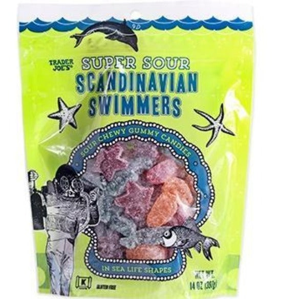 Super Sour Scandinavian Swimmers, 14oz