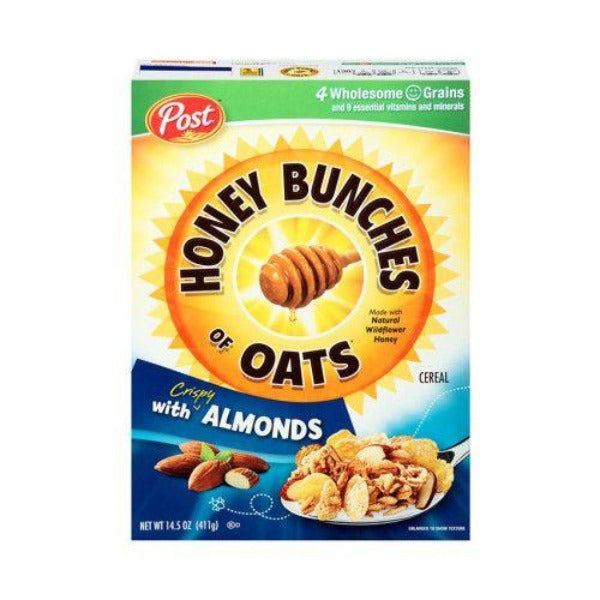 Post Cereal, Honey Bunches of Oats With Almonds, 12 Oz