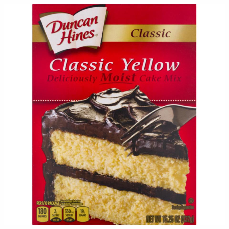 Duncan Hines Classic Yellow Cake Mix, 15.25 Oz