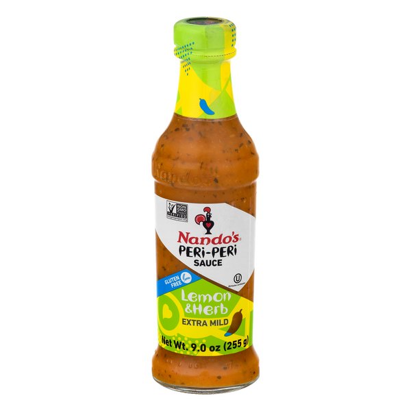 Nando's Peri-Peri Sauce, Lemon & Herb, Extra Mild, 9oz