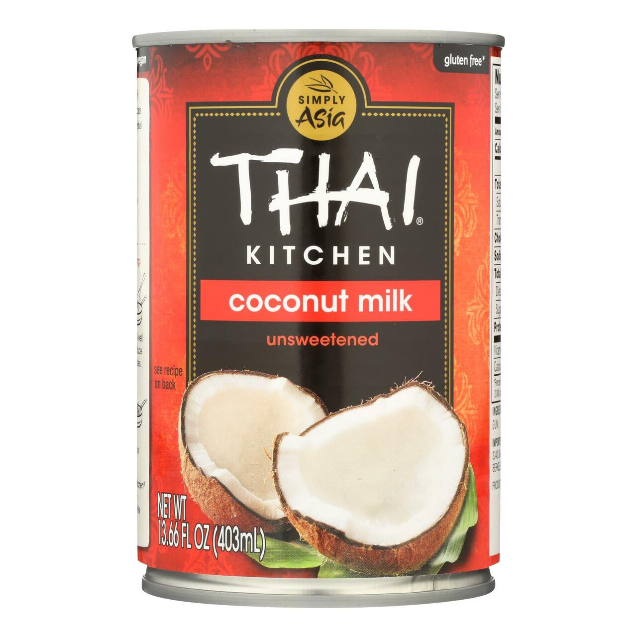 Thai Kitchen Coconut Milk, Unsweetened, 13.66 fl oz