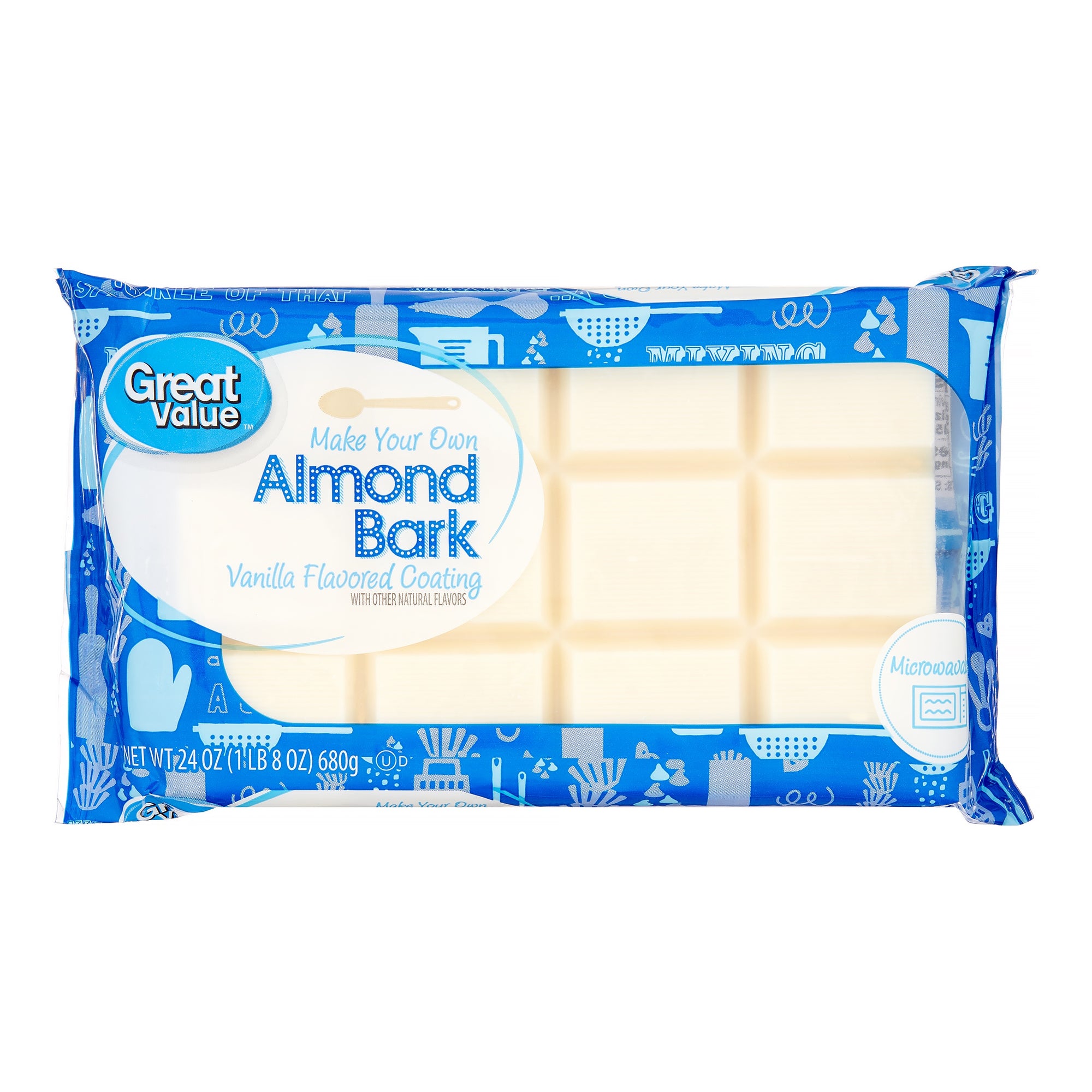 Great Value Almond Bark, Vanilla, 24 oz