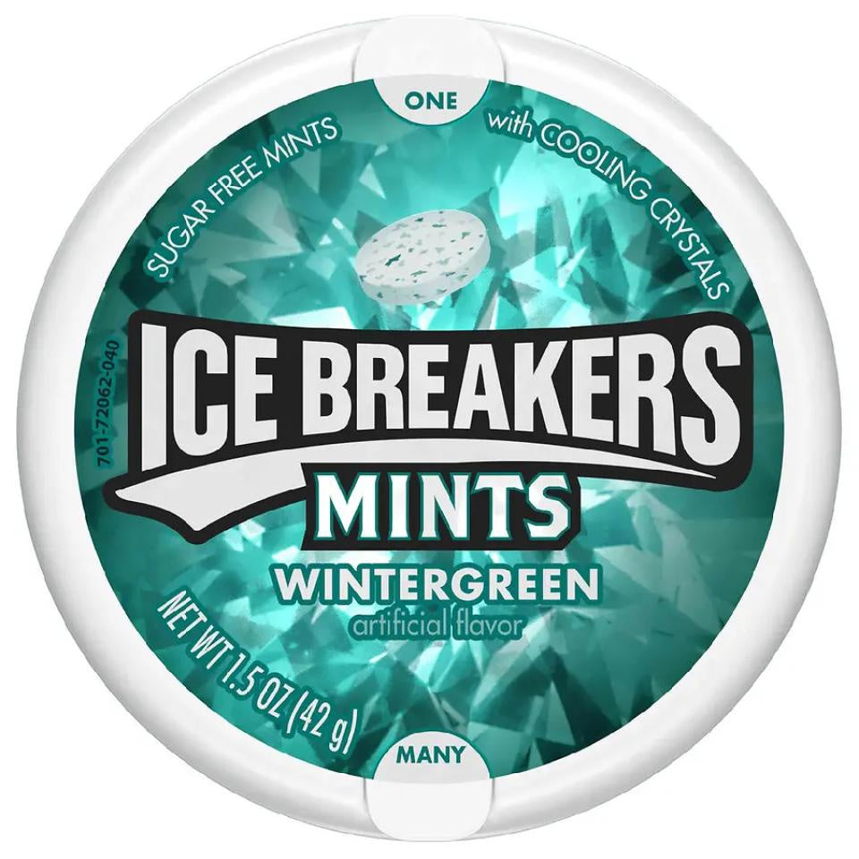 Ice Breaker Mints, Wintergreen, 1.3Oz.