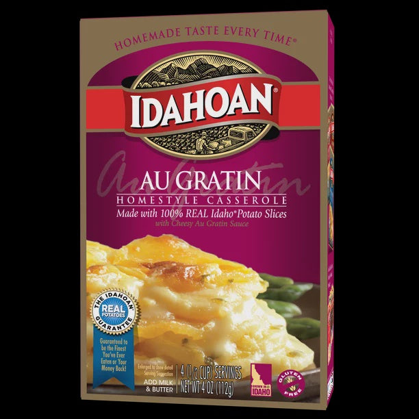 Idahoan Au Gratin Homestyle Casserole Potato Slices, 4oz