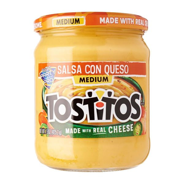 Tostitos Salsa Con Queso Medium 15 oz