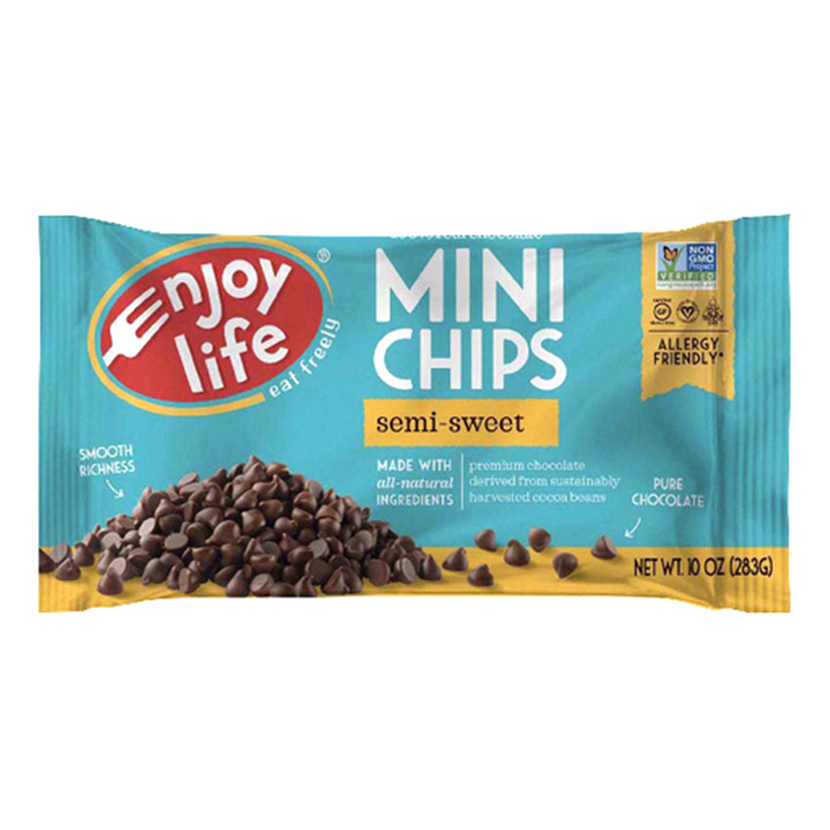 Enjoy Life Mini Semi-Sweet Chocolate Chips, 10 oz