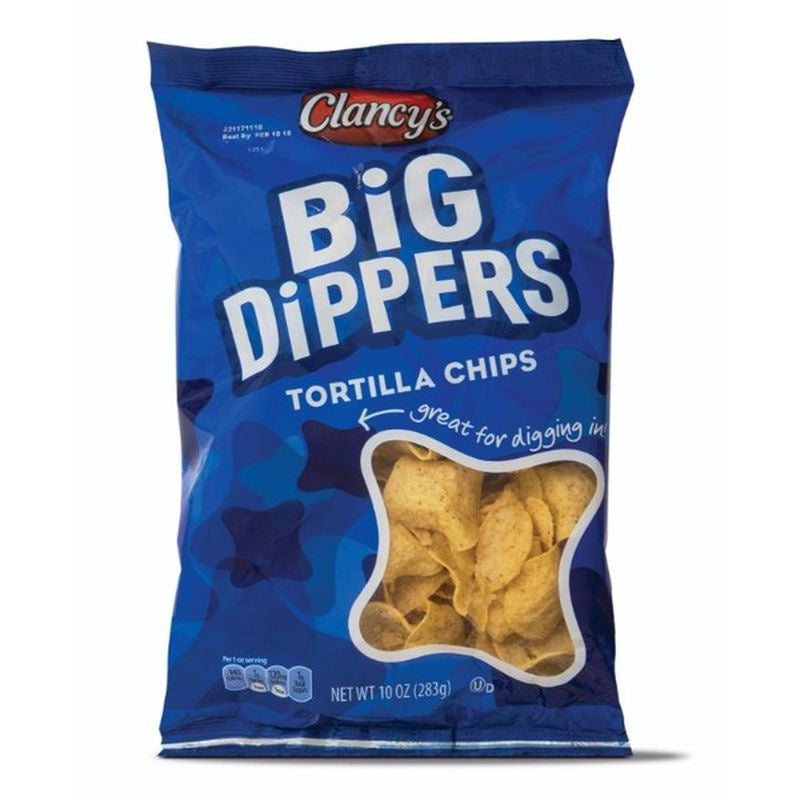 Clancy's Tortilla Chips, Big Dippers, 10 Oz.