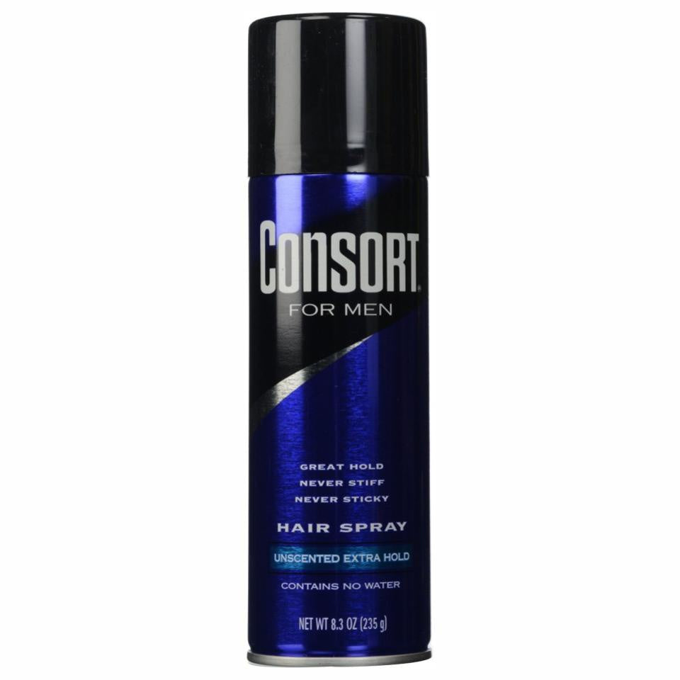 Consort Hair Spray, Unscented Extra Hold, 8.3 Oz