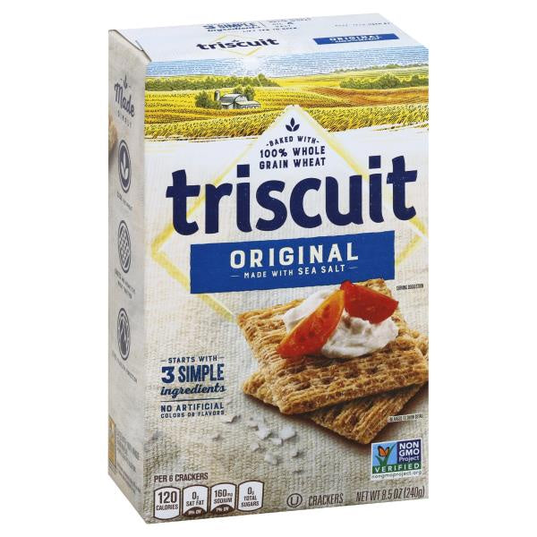 Nabisco Crackers, Triscuits, Original with Sea Salt, 8.5 Oz