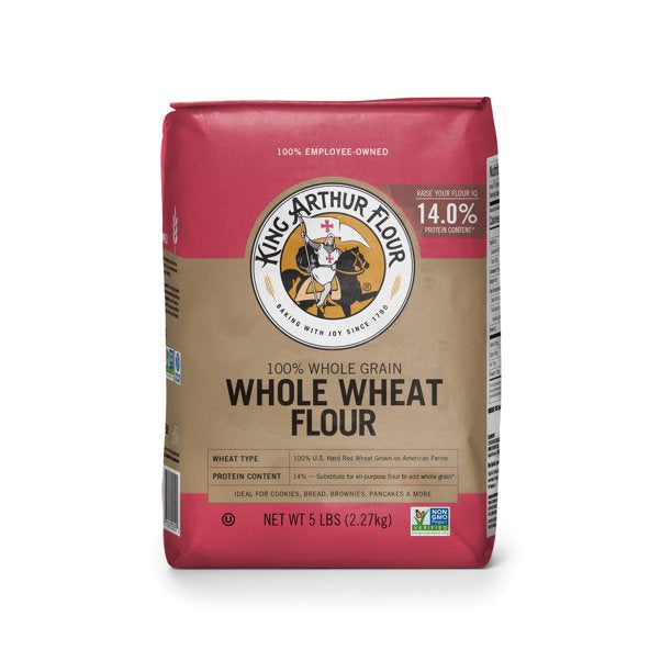 King Arthur Whole Wheat Flour, 5lbs