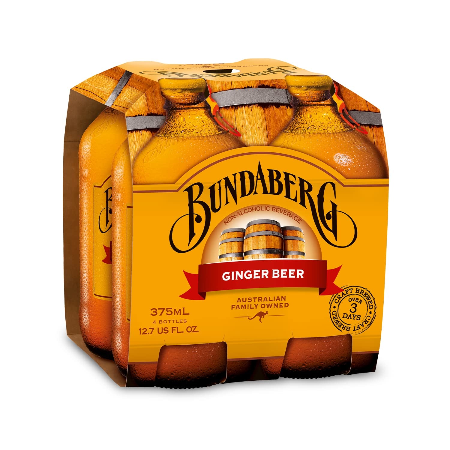 Bundaberg Ginger Beer, 4pk - 12.7oz