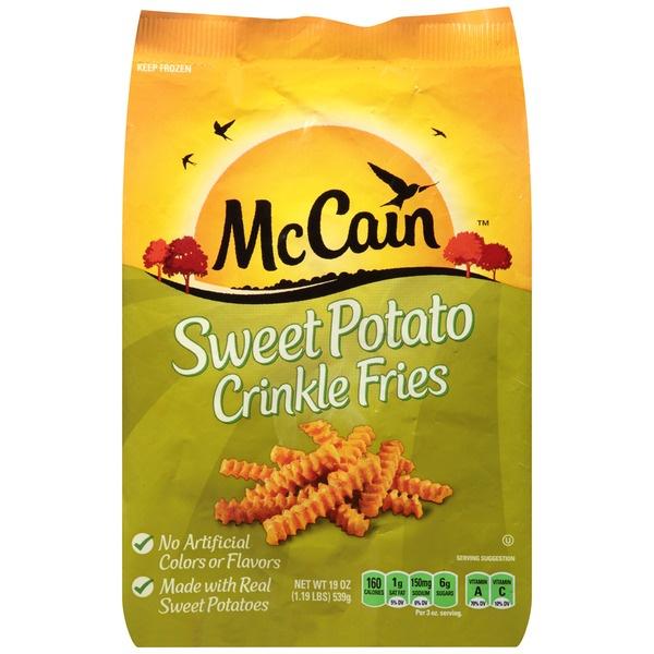 McCain Sweet Potato Crinkle Fries 19 oz