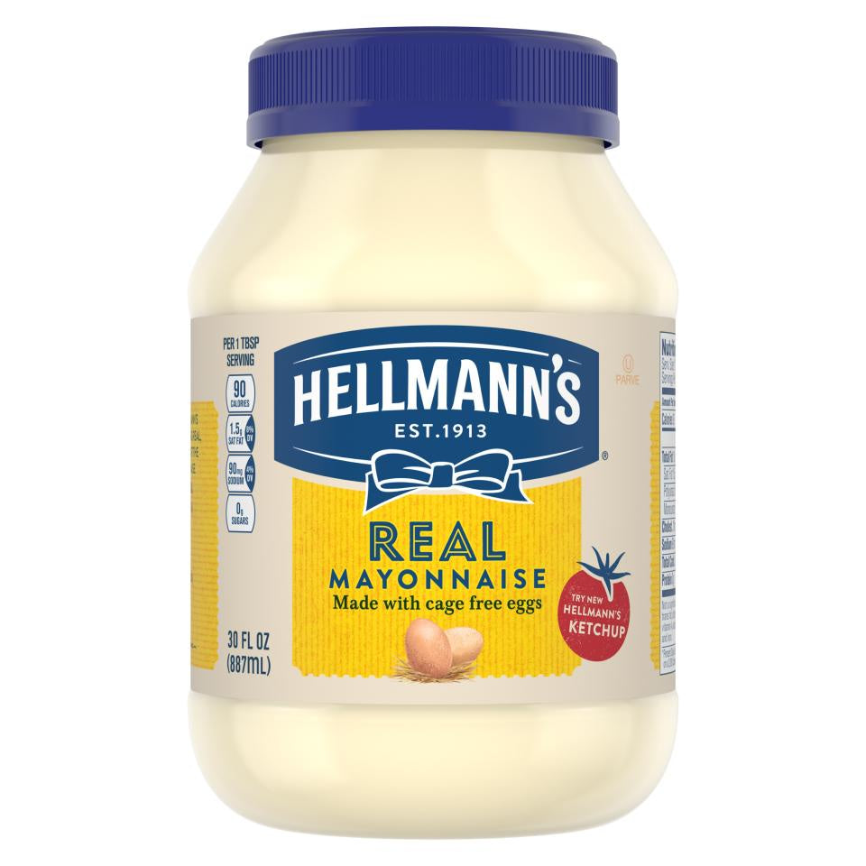 Hellmann's Real Mayonnaise, 30 Oz