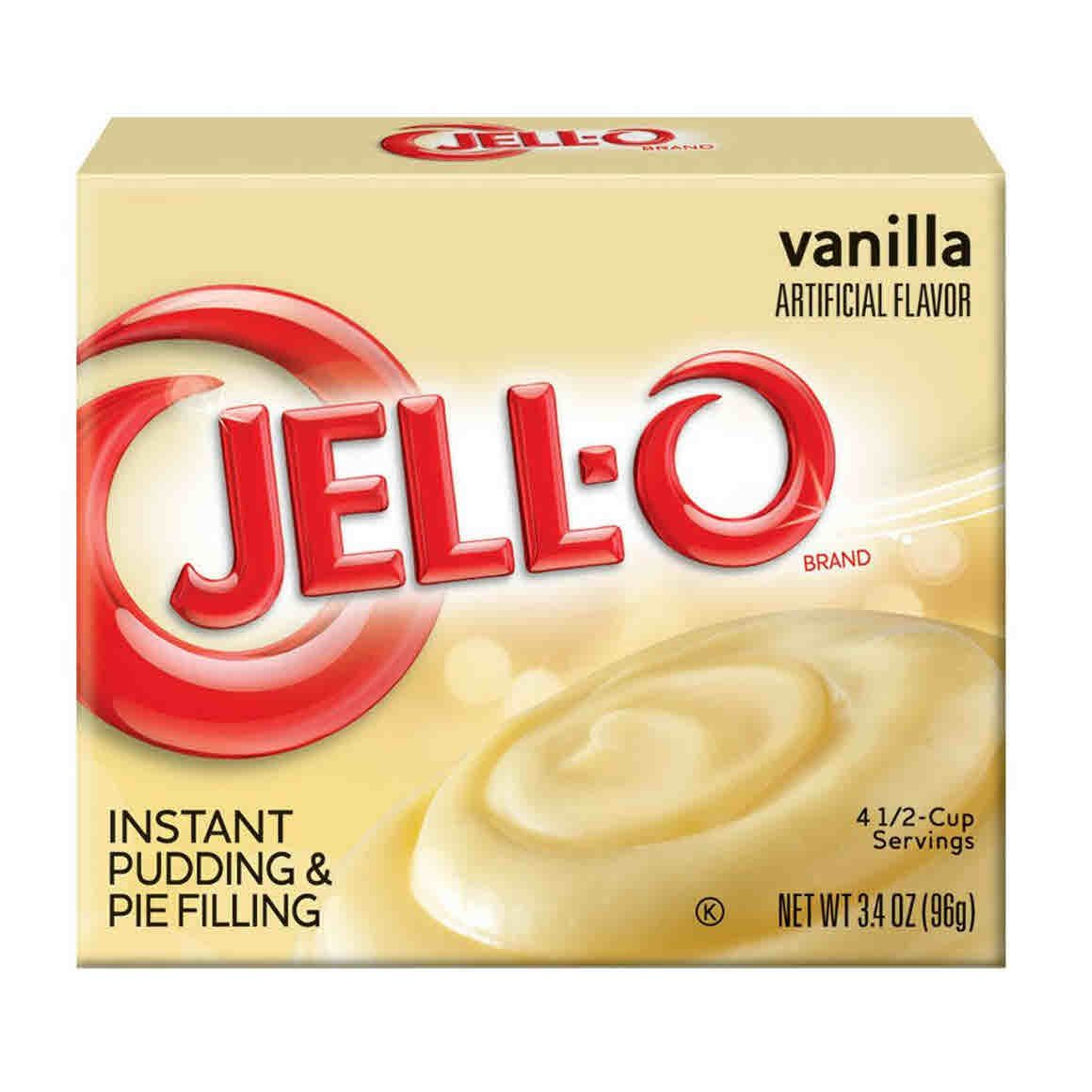 Jell-O Instant Vanilla Pudding Mix, 4 1/2-cup servings, 3.4 oz