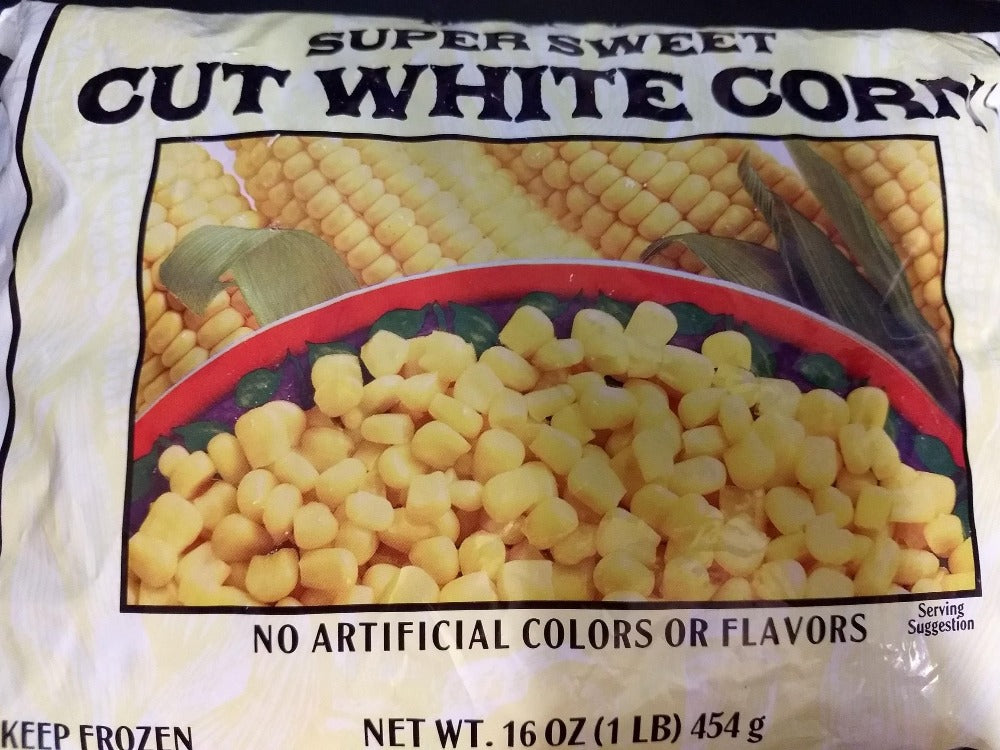 Super Sweet White Corn, Frozen 16oz