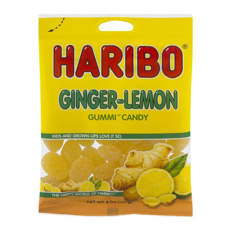 Haribo Gummies, Ginger Lemon, 4 oz