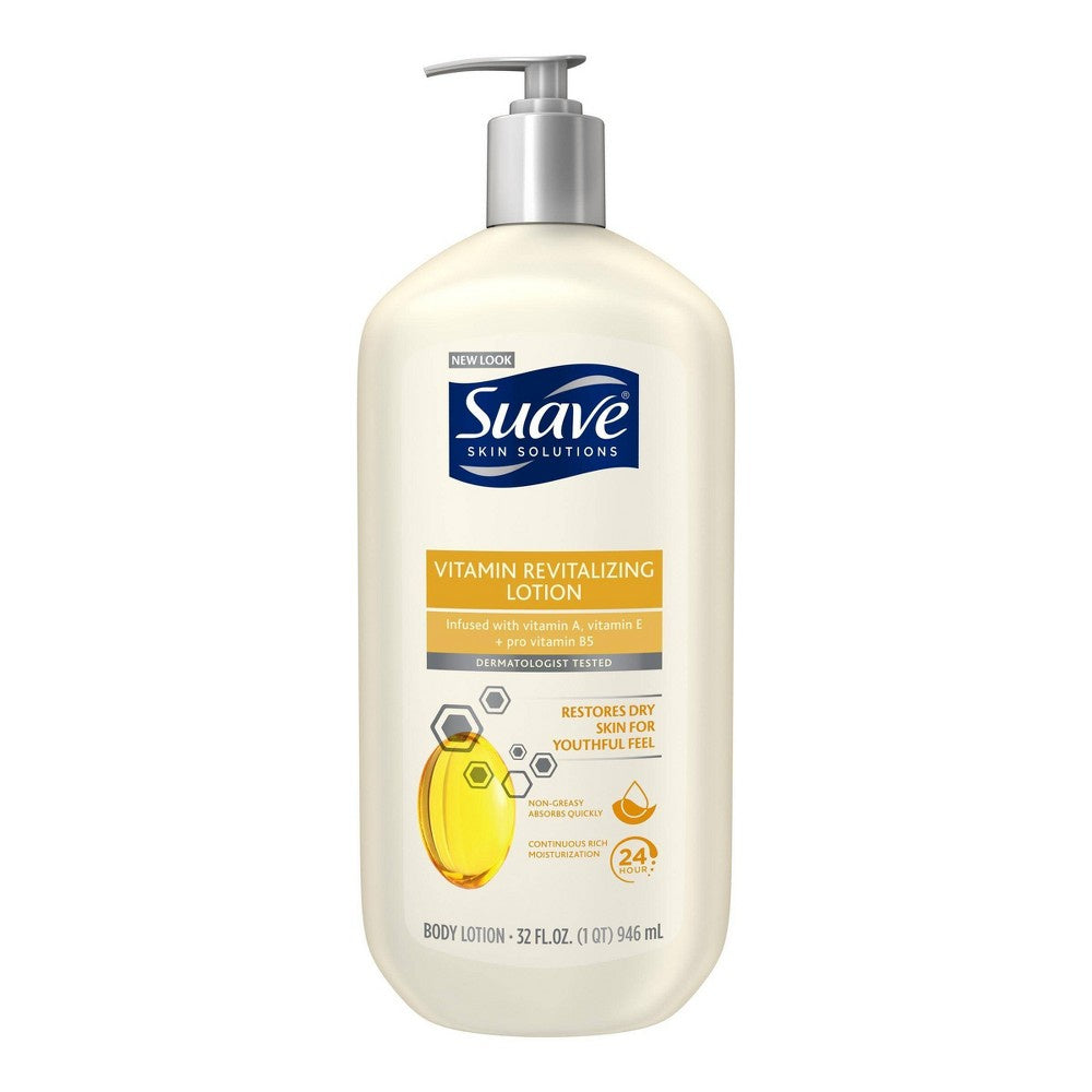 Suave Hand Lotion, Revitalizing  with Vitamin E, 32 oz