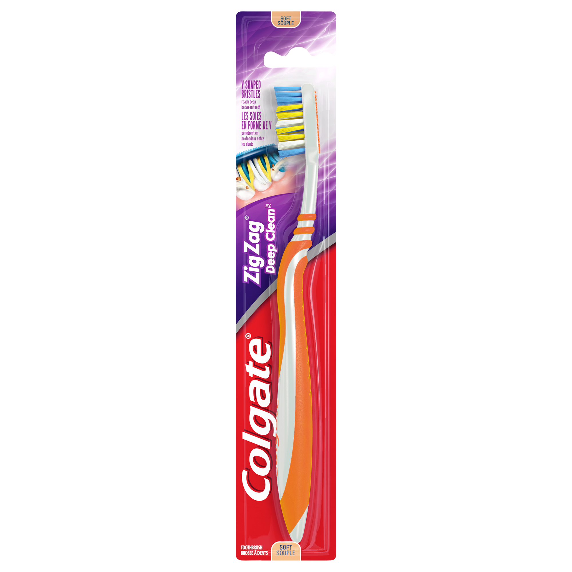 Colgate Toothbrush, Adult, Zig Zag Deep Clean Soft, 1ct