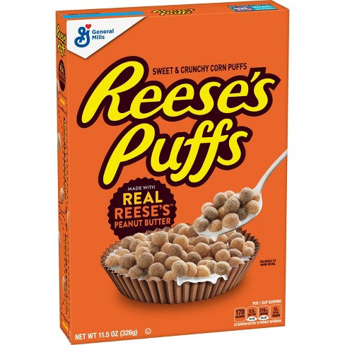 General Mills Cereal, Reese's Puffs  11.5 oz