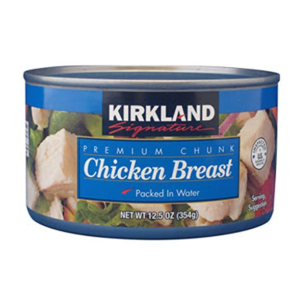 Kirkland, Canned Chicken Breast, Premium Chunk, 12.5 oz