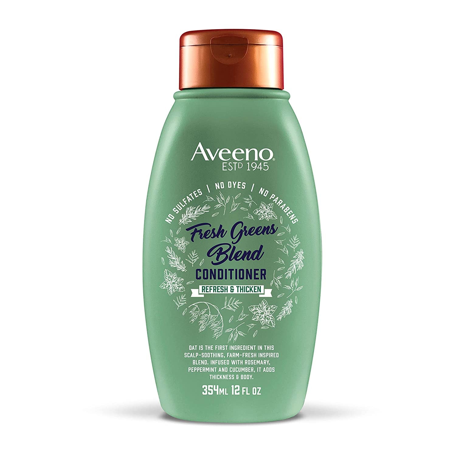 Aveeno, Fresh Green Blend, No Sulfates Conditioner, 18oz