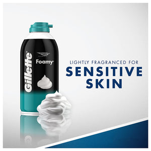 Gillette Shave Foam, Sensitive Skin, 11 oz