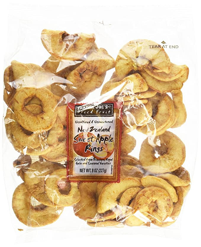 Sweet Apple Rings, Dried, New Zealand 8 oz