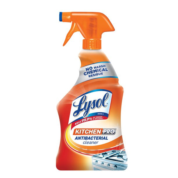 Lysol Cleaner, Antibacterial Kitchen Pro, 22 oz