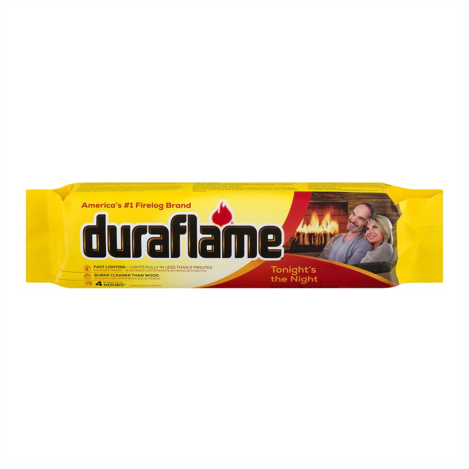 Duraflame Xtra Fire Log, Single pack, 4 Hours, 6 Lbs