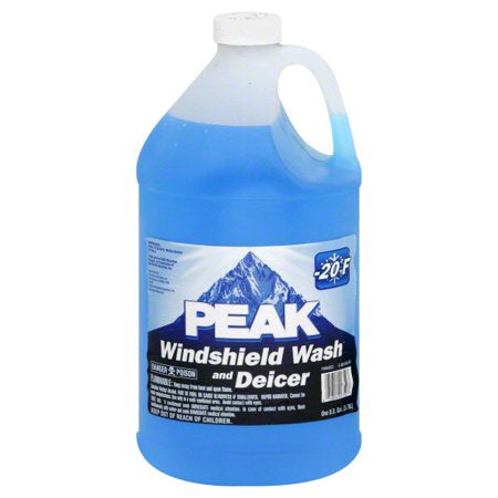 Peak Windshield Washer Fluid, De-Icer, 1 gallon