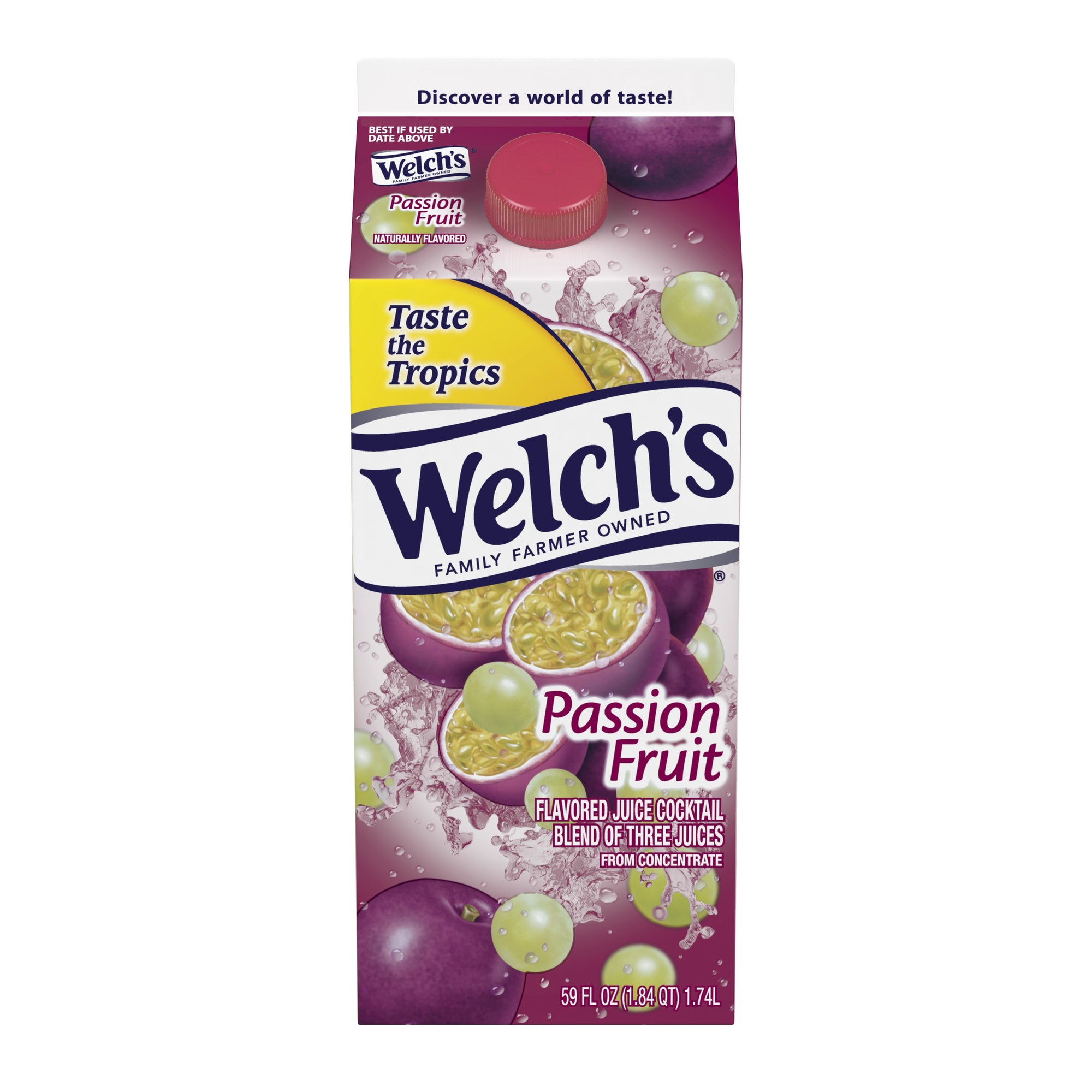 Welch's Juice, Passion Fruit, 59 Fl Oz