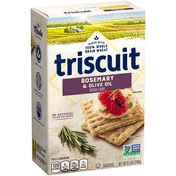 Nabisco Crackers, Triscuit, Rosemary & Olive Oil, 8.5 Oz