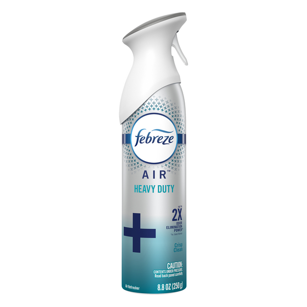 Febreze,  Air Refresher, Heavy Duty, Crisp Clean 8.8 oz