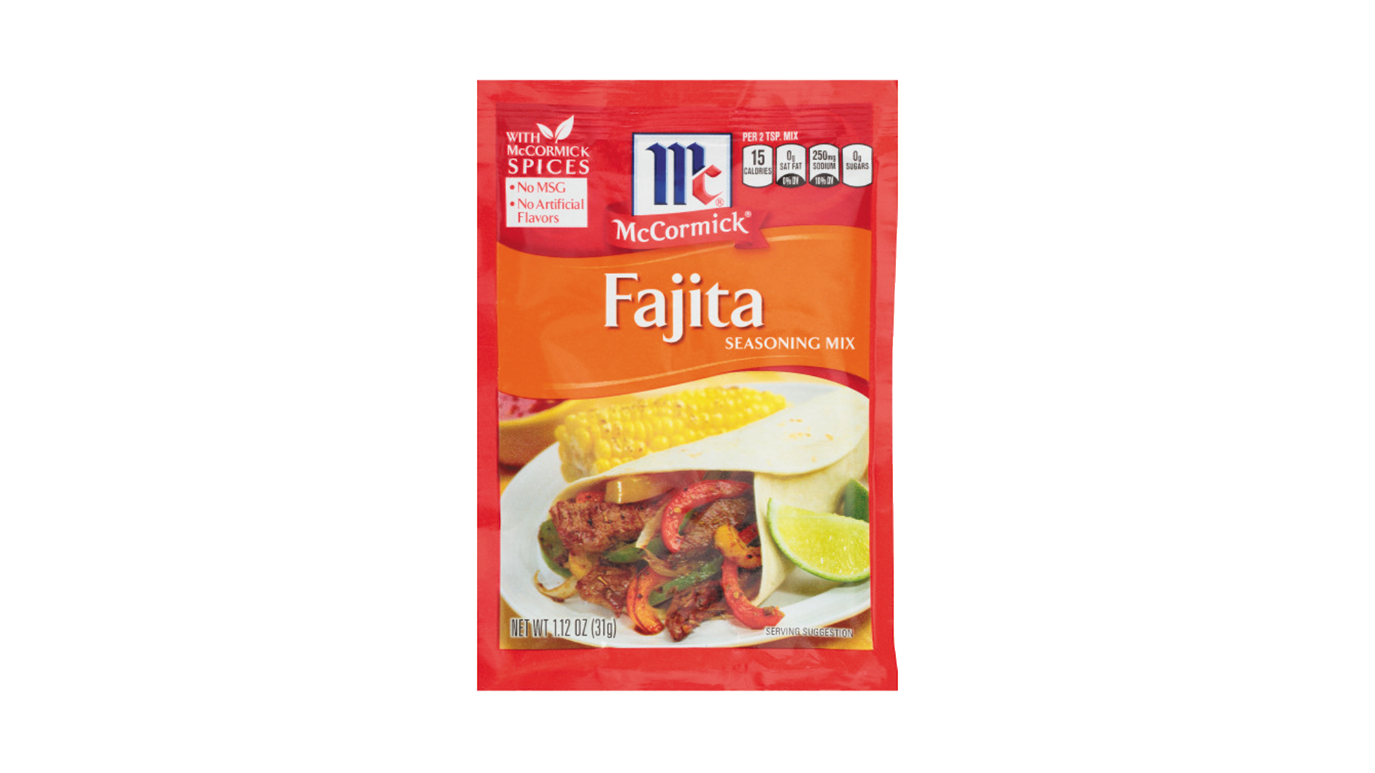 McCormick Seasoning, Fajita Mix, 1.12 oz