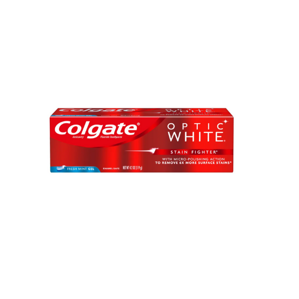 Colgate Optic White Advanced Toothpaste, Sparkling White 4.2 oz