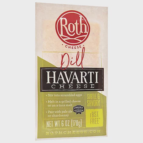 Roth Havarti Dill Cheese, 6 oz