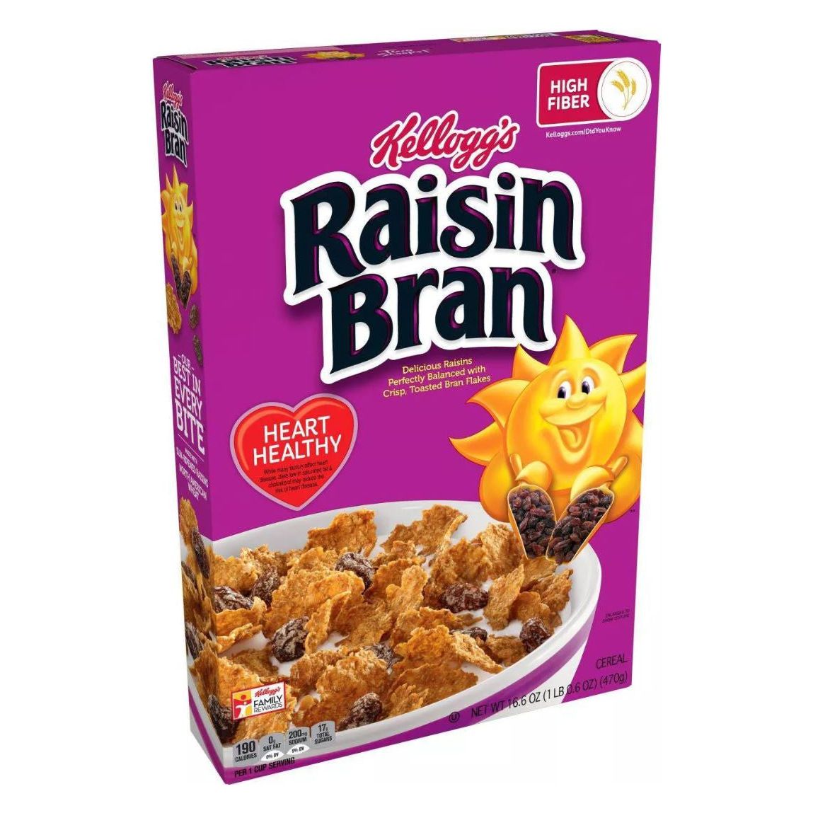 Kellogg's Raisin Bran Cereal, 16.6 oz