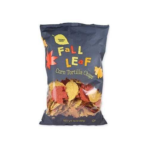 Fall Leaf Corn Tortilla Chips, 14 oz