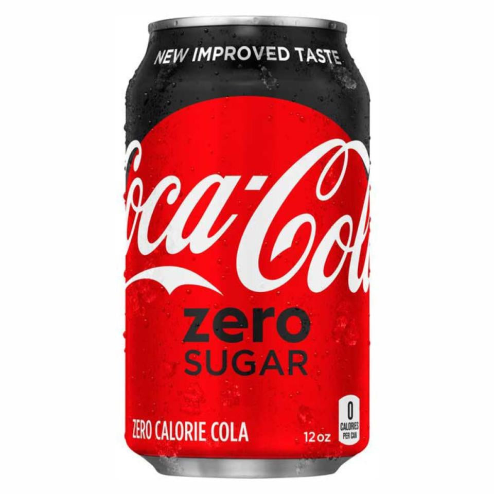 Individual Coca-Cola Soda, Coke Zero, 12oz